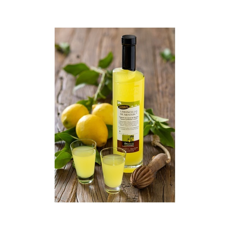 Limoncello au citron de Menton bouteille de 50 cl